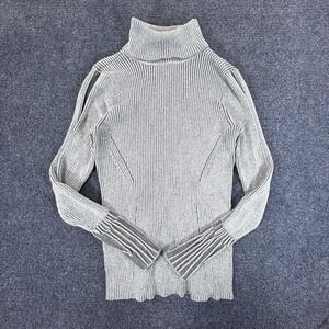 Philosophy Sweater Womens Medium Ribbed Turtleneck Pullover Knit Long Sleeve